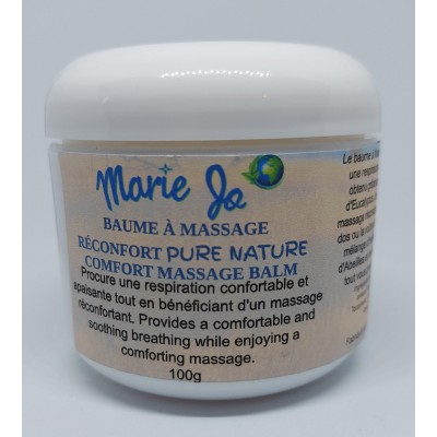 Baume à Massage Réconfort Pure Nature Marie Jo 100g